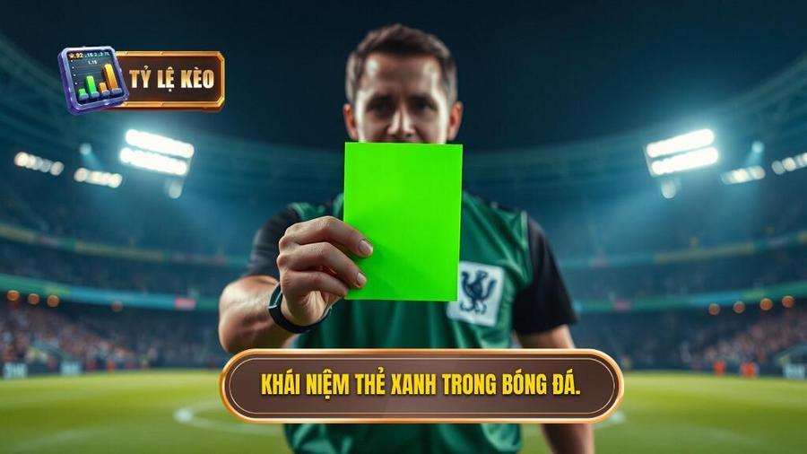 Thẻ xanh trong bóng đá là gì? Toàn tập kiến thức về cuộc cách mạng trọng tài 1 1. Khái niệm thẻ xanh trong bóng đá.