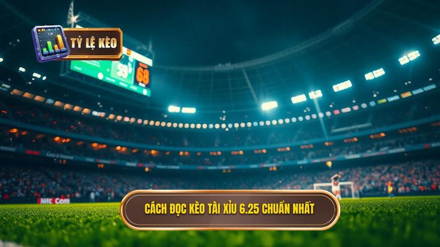 Kèo tài xỉu 6.25 là gì? Giải mã chi tiết và kinh nghiệm đánh bại nhà cái 2 Cách đọc kèo tài xỉu 6.25 chuẩn nhất