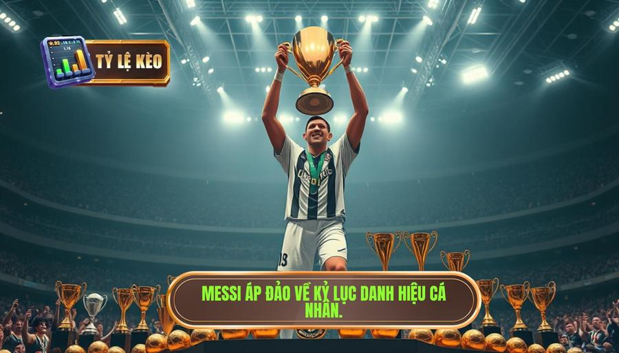 Messi và Ronaldo ai có nhiều kỷ lục hơn? Cuộc đua vô tiền khoáng hậu 2 Kỷ lục về danh hiệu cá nhân: Messi chiếm ưu thế